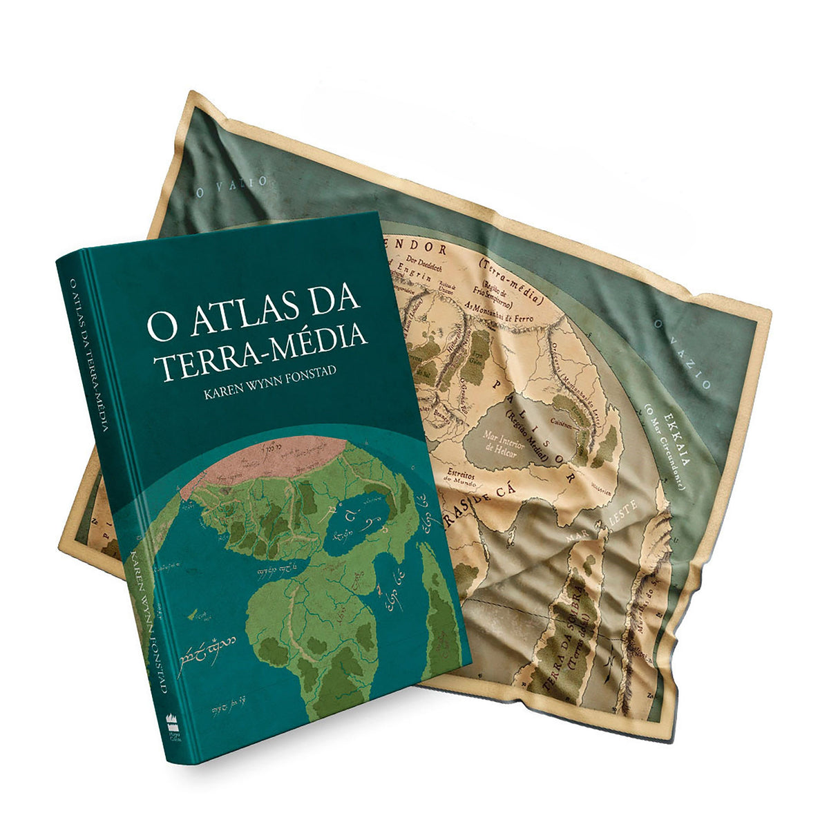 O Atlas da Terra-média + Pôster em tecido – HarperCollins Brasil