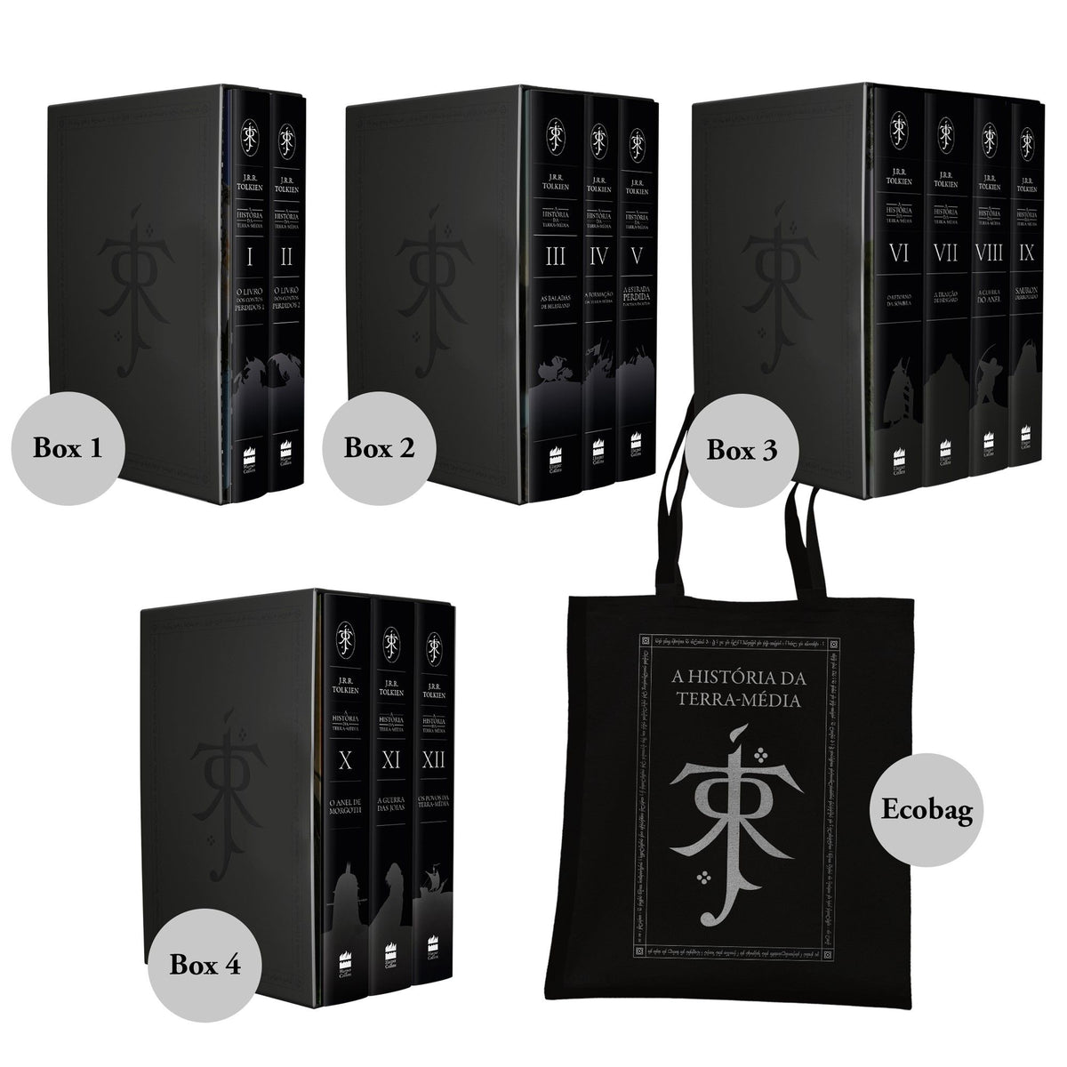 Coleção A História da Terra-média + Ecobag – HarperCollins Brasil