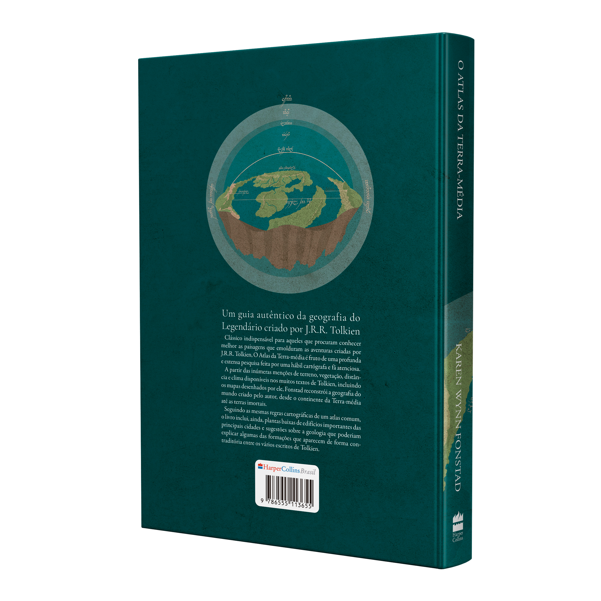 O Atlas da Terra-média + Pôster em tecido – HarperCollins Brasil