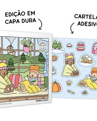 Dias frios (Fall-Winter): Livro de colorir oficial Bobbie Goods – Edição em capa dura com cartela de adesivos