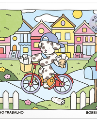 Um dia no trabalho (On The Job) – Livro de colorir oficial Bobbie Goods