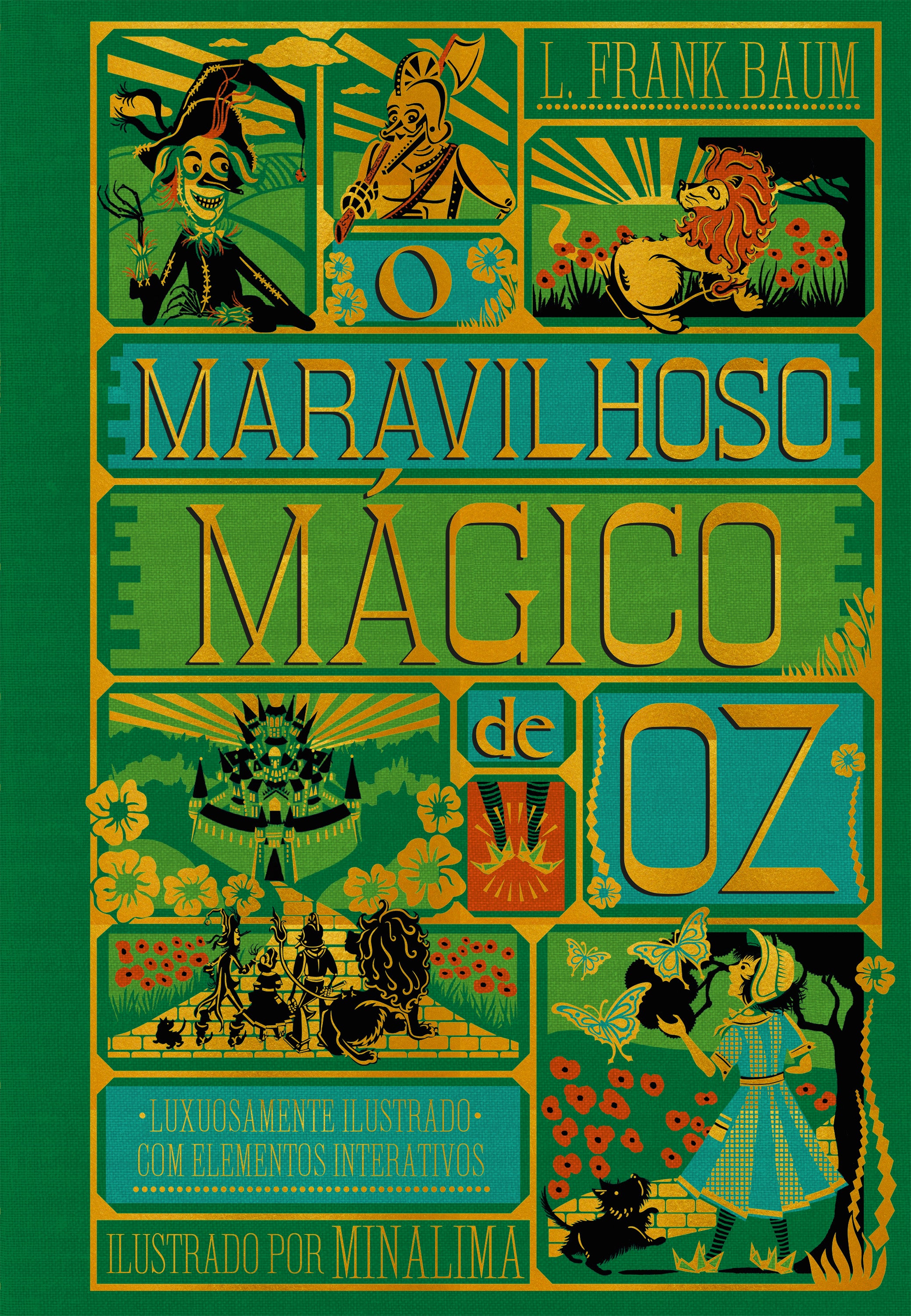 O maravilhoso mágico de Oz – Edição de luxo ilustrada e com